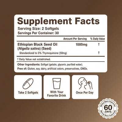 DellaWell Black Seed Oil Capsules