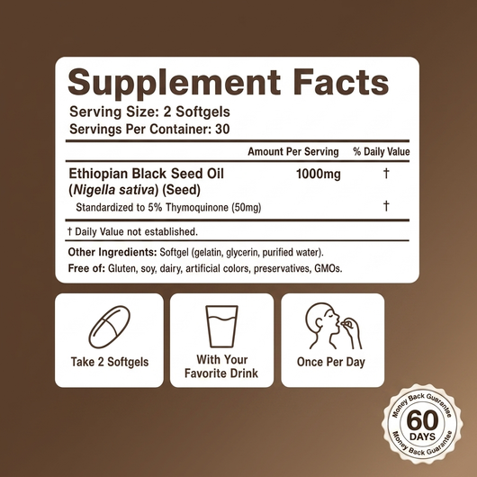 DellaWell Black Seed Oil Capsules
