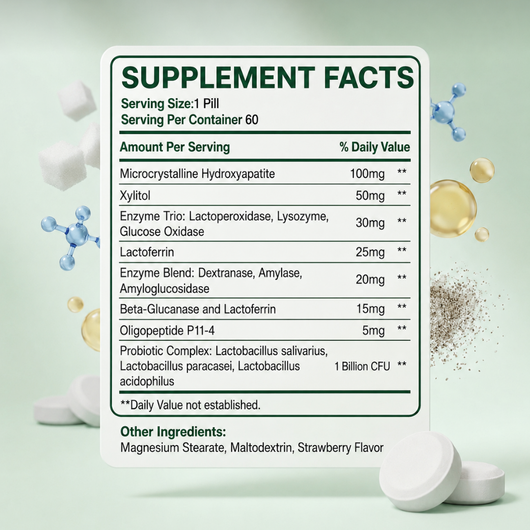 Dellawell Oral Defense Dry Mouth Lozenges.