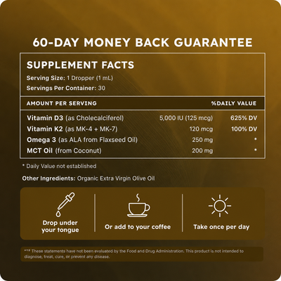 D3 K2 OMEGA 3 + MCT OIL