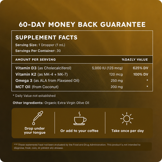 D3 K2 OMEGA 3 + MCT OIL